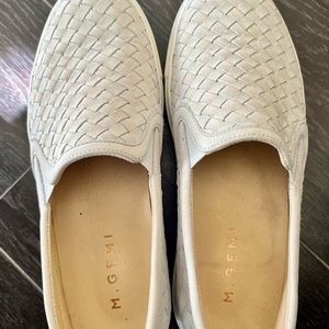 M, Gemi Leather Cerchio woven sneakers. Size 38 or US 7.5